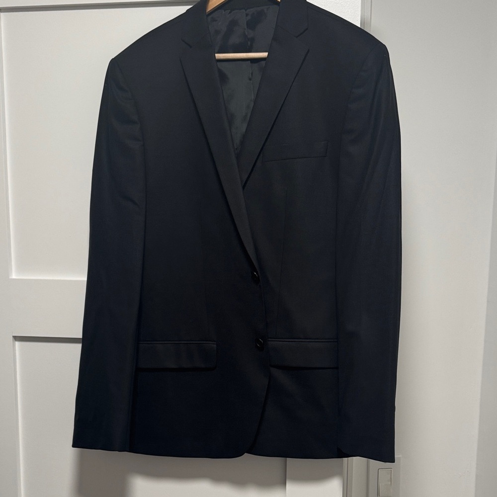 Kenneth Cole New York Men's Black Two-Button Suit Jacket